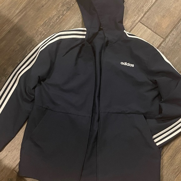 adidas Black and White Jacket - Picture 1 of 3